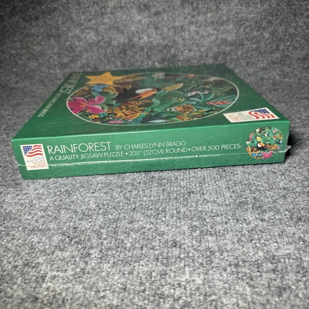 Retro Circular Jigsaw Puzzle 